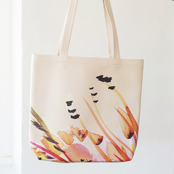 Flower canvas bag hotsell