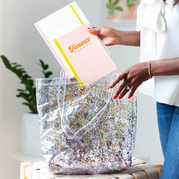 Confetti Daily Grind Cute Tote Bags Talking Out Of Turn
