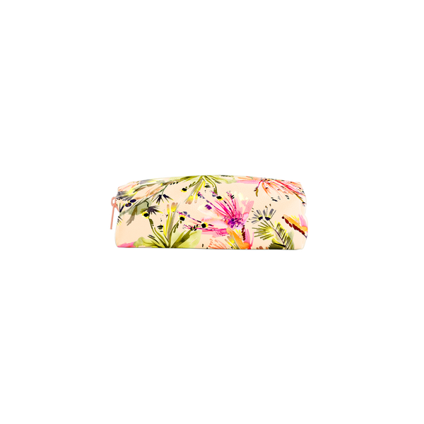 Jitterbug is a cute pencil pouch in tropical floral pattern.