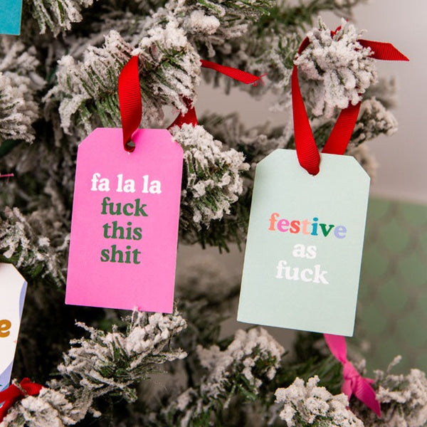 Holiday Gift Tags (12 Tags) - Talking Out Of Turn