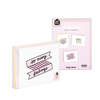 No Regrets Stationery Set comes packaged in a clear box with an illustrated backer card.