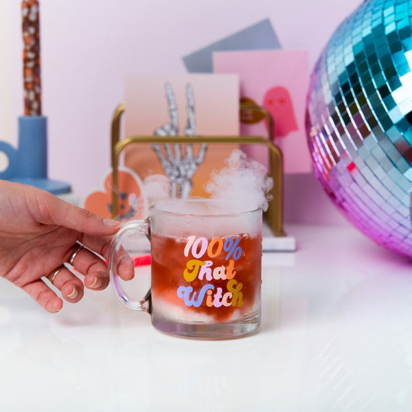 Holiday Clear Glass Mug– Talking Out Of Turn