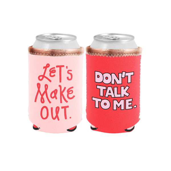 Holiday Reversible Slim Can Coolers– Talking Out Of Turn