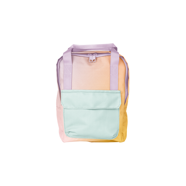 Gradient pastel colors mini backpack 