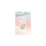 Chill The Fuck Out enamel pin on a backer card