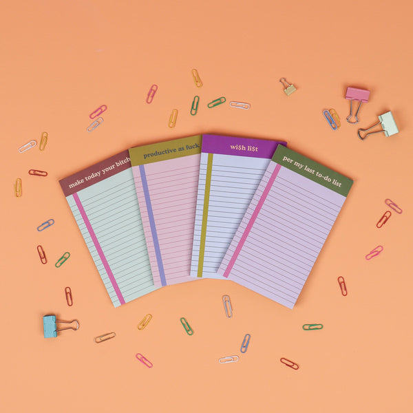 Per My Last To-Do List - Colorblock Tearaway Large - Talking Out Of Turn