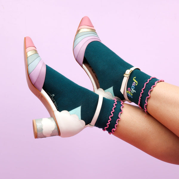 Fuck Off Ruffle Socks - Talking Out Of Turn