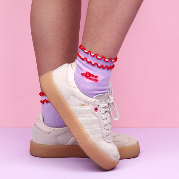 Hot Mess Ruffle Socks - Talking Out Of Turn