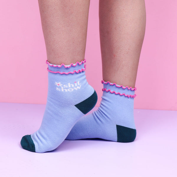 Shit Show Ruffle Socks - Talking Out Of Turn