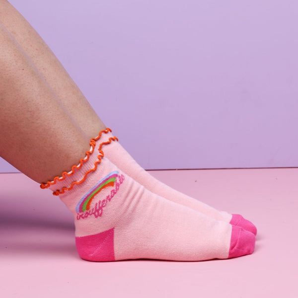 Insufferable Ruffle Socks - Talking Out Of Turn