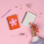 Daisy Dot Red Mini Spiral Notebook - Talking Out Of Turn