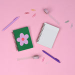 Daisy Dot Green Mini Spiral Notebook - Talking Out Of Turn