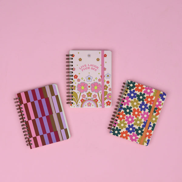 Bold Floral Mini Gratitude Journal - Talking Out Of Turn