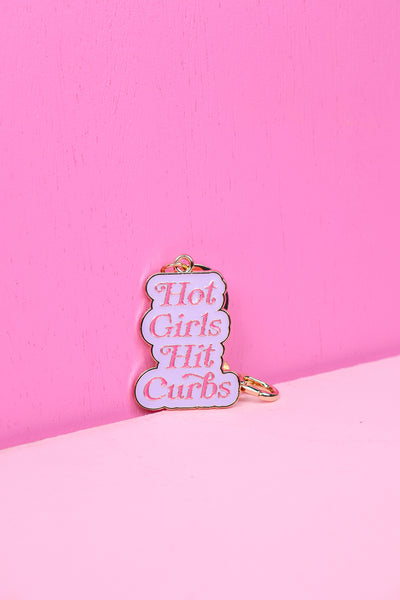 Hot Girls Hit Curbs Key Charm - Talking Out Of Turn