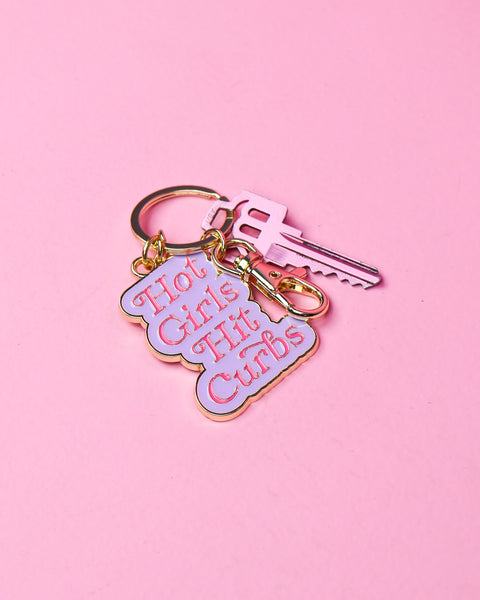 Hot Girls Hit Curbs Key Charm - Talking Out Of Turn