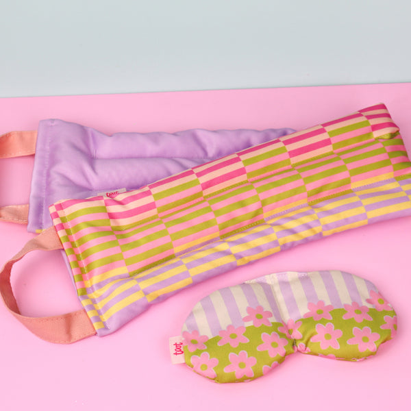 Clover Stripe Weighted Neck Wrap