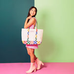 Bold Checker Large Classic Tote