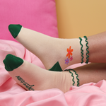 Meadow Bloom Ruffle Socks