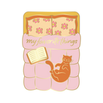 my favorite things enamel pin