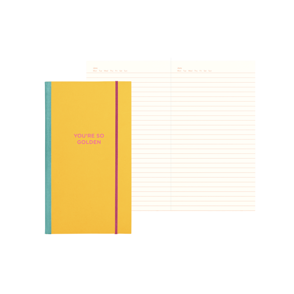 Nice So Notebook You're So Golden Skinny Notebook– Talking Out Of Turn