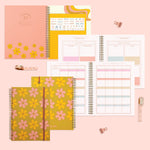 Undated Perpetual Planner - Color Block Daisy