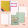 Undated Perpetual Planner - Clean and Colorful Make Today A Great Day