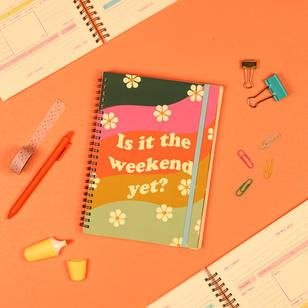 Undated Perpetual Planner - Is It The Weekend Yet?