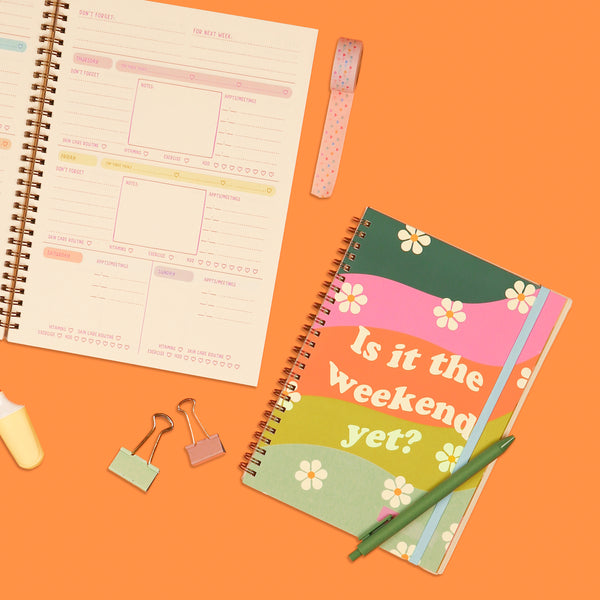 Undated Perpetual Planner - Is It The Weekend Yet?