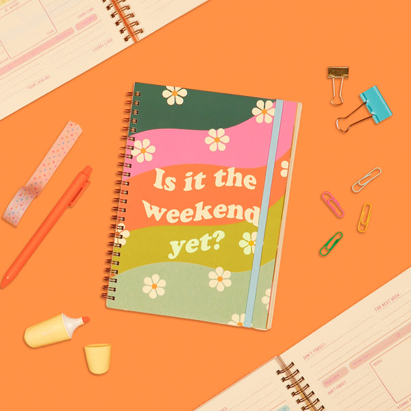 Undated Perpetual Planner - Is It The Weekend Yet?