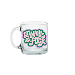 Anxious As Fuck Clear Glass Mug