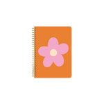 Daisy Dot Red Mini Spiral Notebook