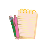 notes enamel pin
