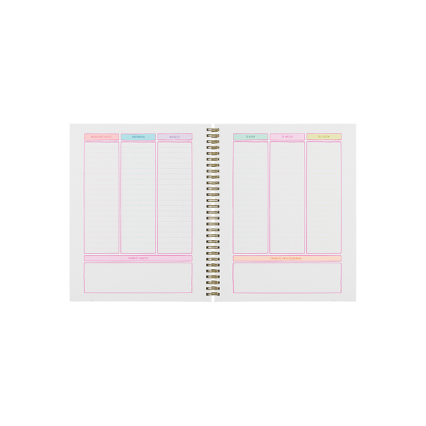 Undated Perpetual Planner - Bold Checker