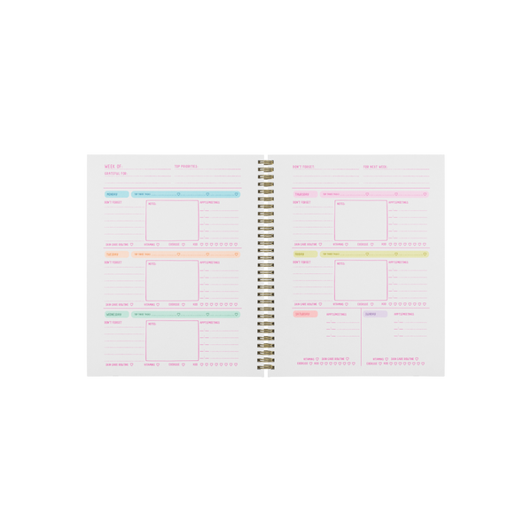 Undated Perpetual Planner - Bold Checker