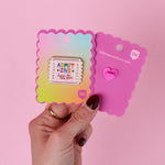 admit one enamel pin