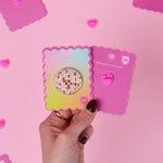 disco ball enamel pin