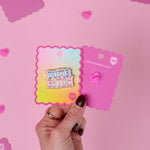 dumb bitch enamel pin