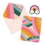 Rainbow Swipe Thank You