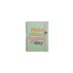 Undated Perpetual Planner - Clean and Colorful Make Today A Great Day