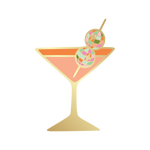 happy hour enamel pin
