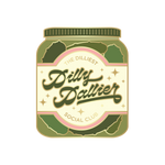 dilly dallier enamel pin