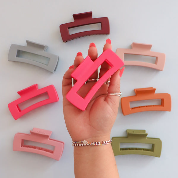 Rectangle Claw Clips– Talking Out Of Turn