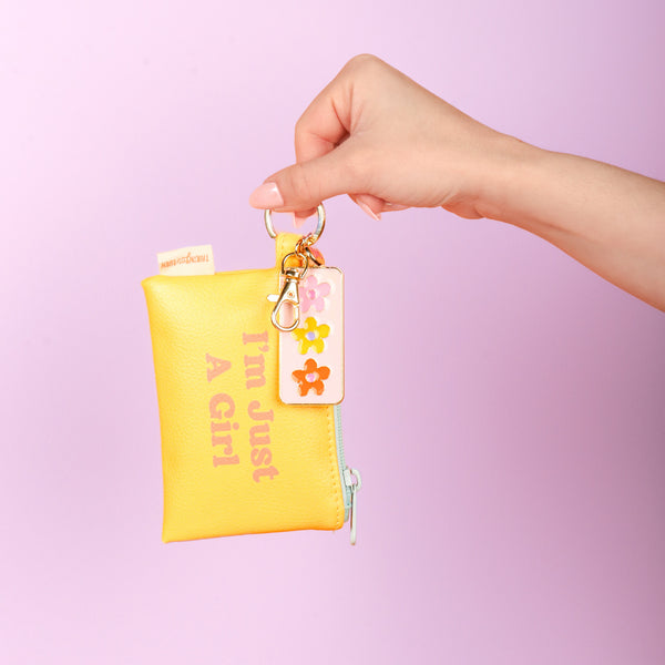 Patchwork Daisy Key Charm