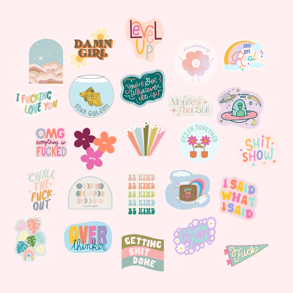 Non-Packaged Individual Stickers - Talking Out Of Turn