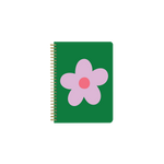 Daisy Dot Green Mini Spiral Notebook - Talking Out Of Turn