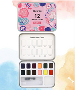 Watercolor Pocket Set Of 12 With Brush - Floral Co