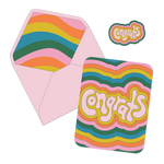 Congrats Rainbow Swirl