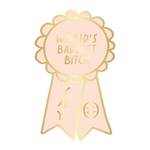 world's baddest bitch enamel pin
