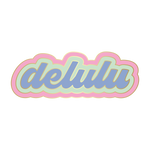 delulu enamel pin
