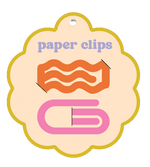 Orange & Pink Paper Clips - Talking Out Of Turn